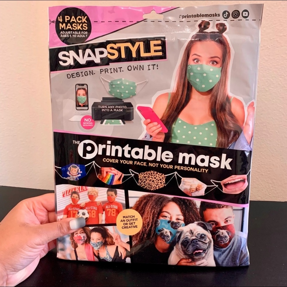 Printable Face Mask (4 Pack)